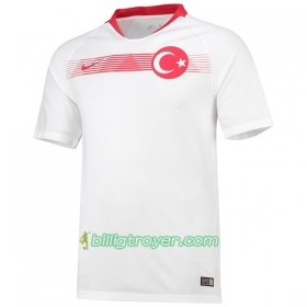 Billige Fotballdrakter Tyrkia Bortedraktsett 2018 Kortermet